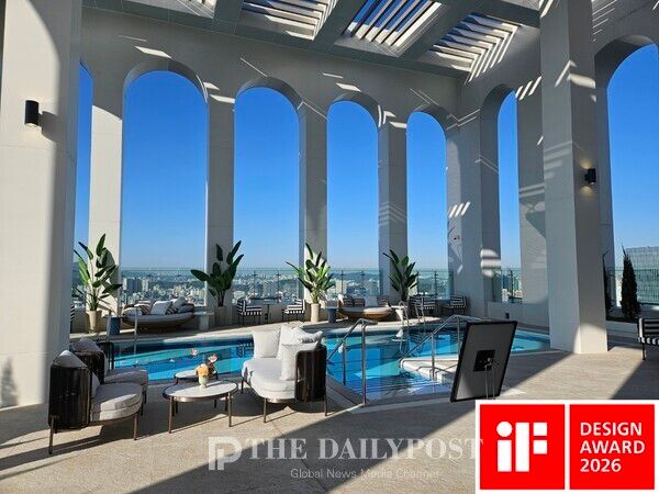 현대엔지니어링이 시공한 'LUCA 831' 루프탑 전경