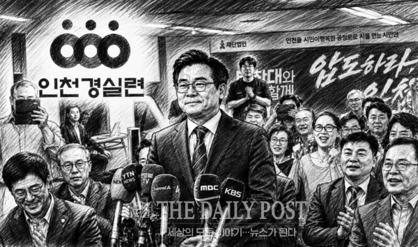 ©데일리포스트=지난 6.3 지방선거를 통해 당선된 박찬대 인천시장 후보 / DB 재구성
