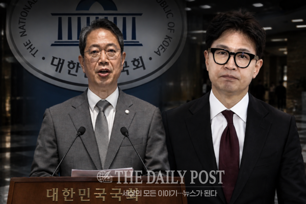 ©데일리포스트=사진 좌측 19일 자진사퇴를 결정한 김승원 법무부장관 후보자-사진 우측 한동훈 무소속 의원 / DB편집