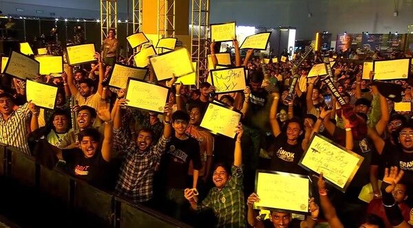 ©AP신문(AP뉴스)/ 이미지 제공 = 크래프톤 ▲©AP신문(AP뉴스)/ 이미지 제공 = 크래프톤 ▲27일 인도 델리 프라가티 마이단에서 열린 크래프톤 주최 'BGMI 인비테이셔널' 현장 팬들의 모습