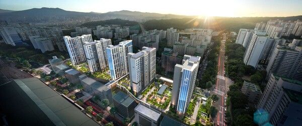 ©AP신문(AP뉴스)/ 이미지 제공 = SK에코플랜트 ▲산본 충무주공2단지 2차아파트 리모델링주택사업 조감도