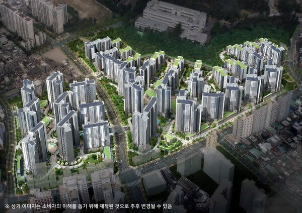 ©AP신문(AP뉴스)/ 이미지 제공 = 삼성물산 ▲동대문구 이문동 ‘래미안 라그란데’ 조감도