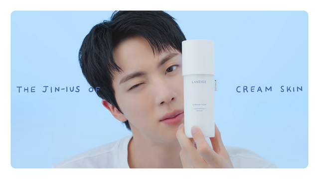 [AP신문 광고평론 No.1141]&nbsp; 라네즈 모델 BTS 멤버 진 . 사진 라네즈 유튜브 캡처ⓒAP신문(AP뉴스)