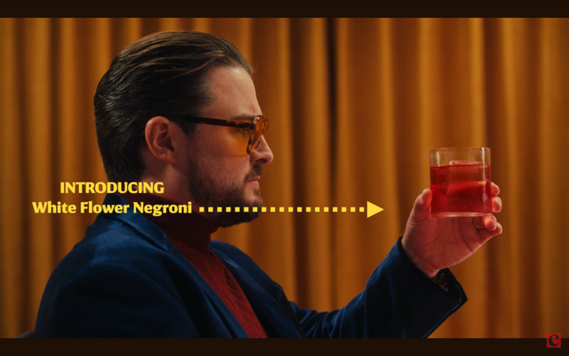 캄파리, „The Curious Life of the TRAVELING MIXOLOGIST“, 사진 유튜브 캡처