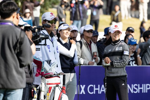 ©AP신문(AP뉴스)/ 이미지 제공 = 위메이드 ▲‘위믹스 챔피언십&nbsp;2024’에 출전한 김민별, 황유민