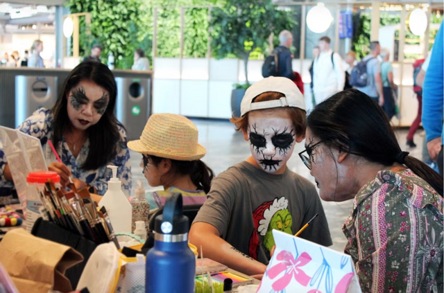 Avinor, Knowit Experience, 페이스 페인팅 행사