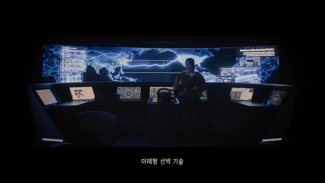 [AP신문 광고평론 No.1183]&nbsp; ​​​​​​​건물 내부에서 첨단 기술들을 발견한다. 사진 HD현대 유튜브 캡처ⓒAP신문(AP뉴스)