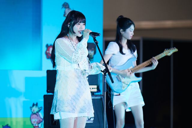 ©AP신문(AP뉴스)/ 이미지 제공 = 넥슨 ▲밴드 하모니 공연