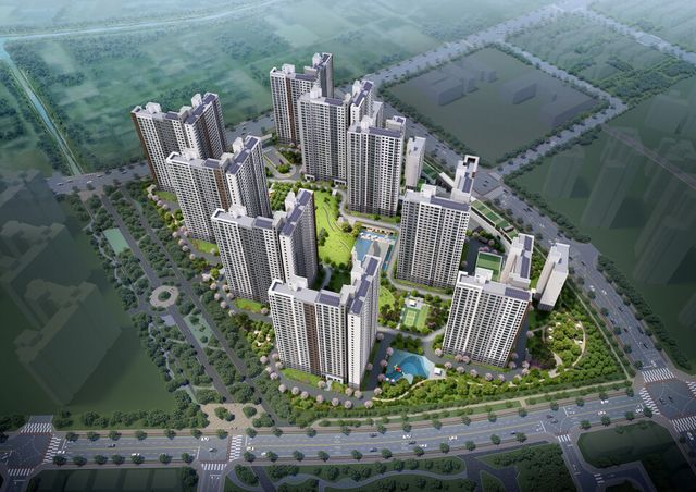 ©AP신문(AP뉴스)/이미지 제공 = 대우건설 ▲‘풍무역 푸르지오 더 마크’ 조감도.