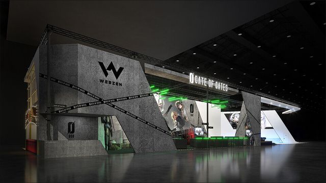 ©AP신문(AP뉴스)/이미지 제공 = 웹젠 ▲'게이트 오브 게이츠' 부스 투시도