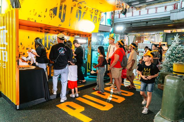 ⓒAP신문(AP뉴스)/ 이미지 제공 = 크래프톤 ▲‘펍지 유나이티드’ 팝업에서 관람객들이 체험을 위해 줄을 서고 있다.