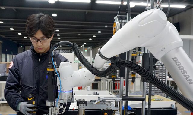 ©AP신문(AP뉴스)/ 이미지 제공 = 두산로보틱스 ▲두산로보틱스 협동로봇 모델 M시리즈