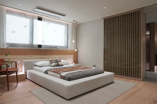 ©AP신문(AP뉴스)/이미지 = 조수빈 기자 ▲‘모던 내추럴’ 스타일이 적용된 침실.