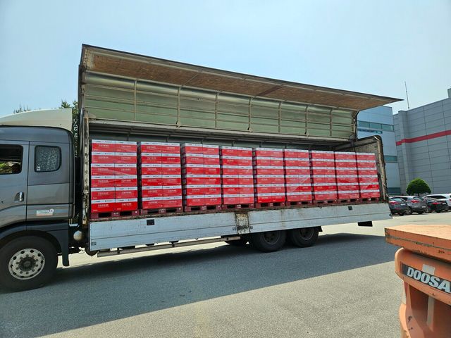 ©AP신문(AP뉴스)/ 이미지 제공 = 신세계그룹 ▲&nbsp;이마트가 제공한 긴급구호 세트