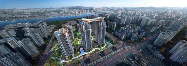 ©AP신문(AP뉴스)/이미지 제공 = 삼성물산 건설부문 ▲래미안 헤리븐 반포 조감도