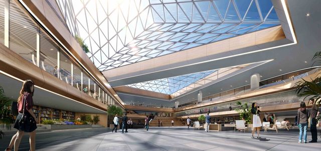 ©AP신문(AP뉴스)/이미지 제공 = 삼성물산 건설부문 ▲래미안 헤리븐 반포 실내 아트리움