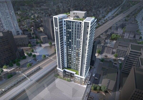 사진 = 용산 남영역 롯데캐슬 헤리티지 조감도 