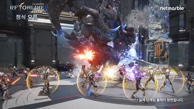 [AP신문 광고평론 No.1247]&nbsp; ​​​​​​​실제 게임 재생 장면을 중심으로 전개된다. 사진 RF 온라인 넥스트 유튜브 캡처ⓒAP신문(AP뉴스)