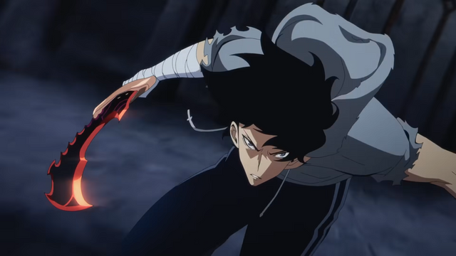 [AP신문 광고평론 No.1268]&nbsp; ​​​​​​​'나 혼자만 레벨업' 애니메이션 속 나이트 킬러. 사진 포스코 유튜브 캡처ⓒAP신문(AP뉴스)