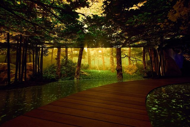 ©AP신문(AP뉴스)/이미지 제공 = 현대자동차 ▲제네시스는 미국 뉴욕 맨해튼의 브랜드 전용 복합문화공간 ‘제네시스 하우스’에서 할리우드 유명 배우이자 웰니스 브랜드 구프(Goop) CEO인 기네스 팰트로와 협업한 몰입형 전시 ‘더 포레스트 위딘(The Forest Within)’을 9일(현지시간) 공개했다.