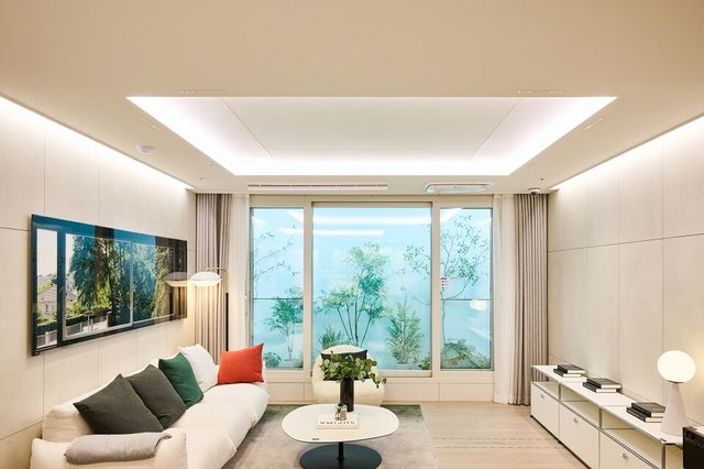 ©AP신문(AP뉴스)/이미지 제공 = GS건설 ▲GS건설이 개발한 ‘에너지 절약형 조명’과 ‘Hidden Lighting System’