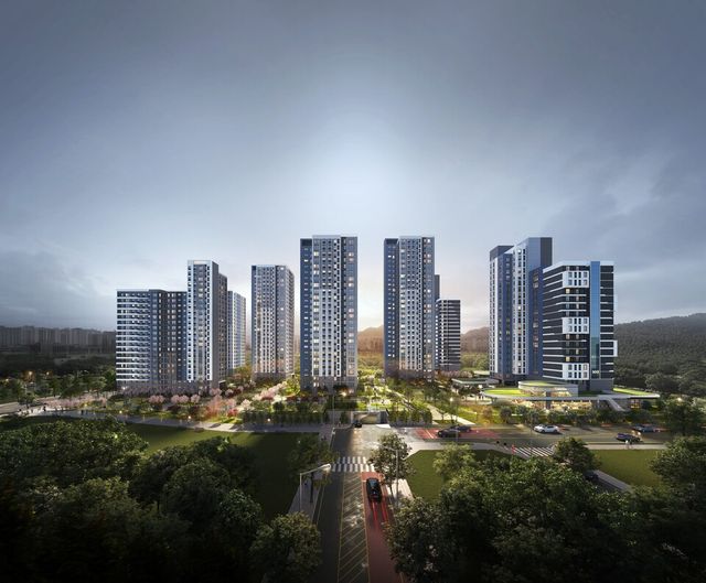 ©AP신문(AP뉴스)/이미지 제공 = 금호건설 ▲하남 교산 A3블록 민간참여 공공주택사업 조감도