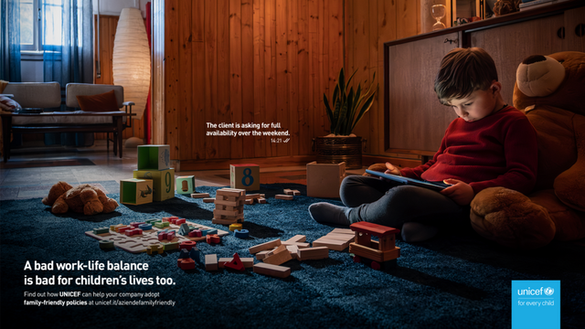 사치&사치(Saatchi & Saatchi), 유니세프 이탈리아(UNICEF Italy), 사진 출처: adsoftheworld.com