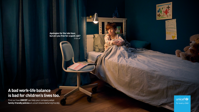 사치&사치(Saatchi & Saatchi), 유니세프 이탈리아(UNICEF Italy), 사진 출처: adsoftheworld.com