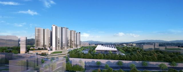 ©AP신문(AP뉴스)/이미지 제공 = GS건설 ▲양산자이 파크팰리체 투시도