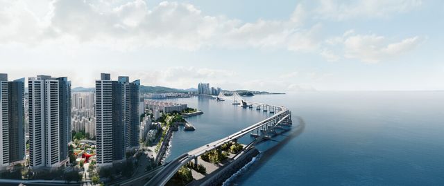 ©AP신문(AP뉴스)/이미지 제공 = 대우건설 ▲써밋 리미티드 남천 주경 투시도