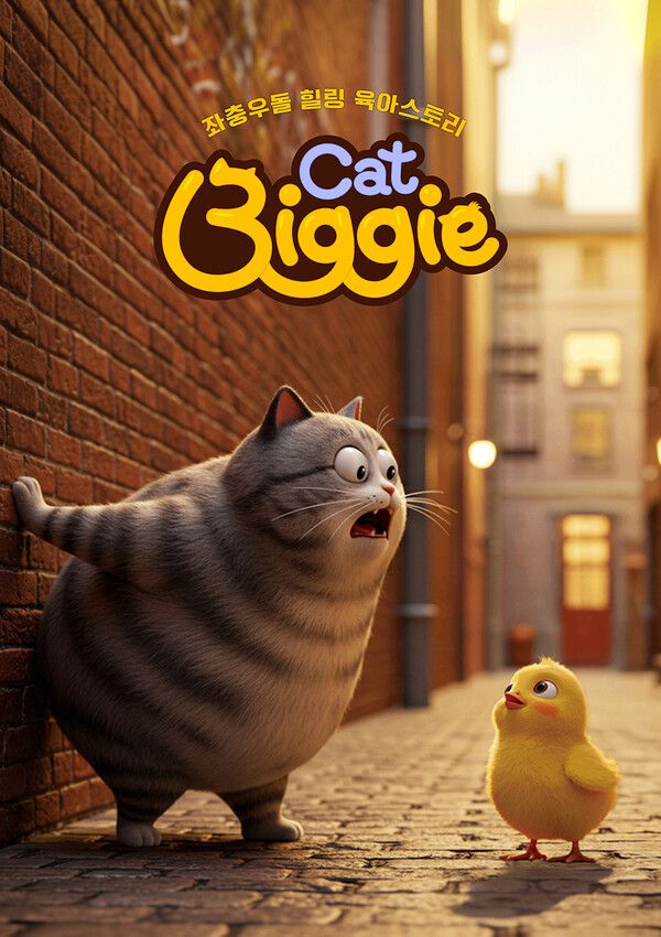 ⓒAP신문(AP뉴스)이미지 제공 =&nbsp;CJ ENM ▲ CJ ENM이 자체 AI기술과 역량을 바탕으로 직접 제작한 신규 AI 애니메이션 '캣 비기(Cat Biggie)'&nbsp;시리즈.