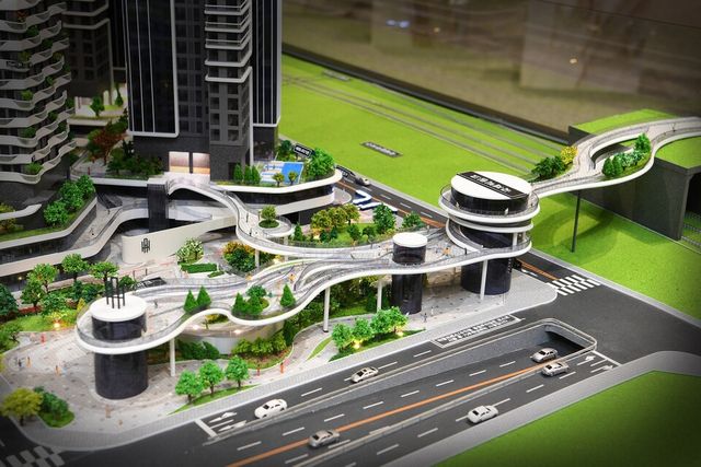 ©AP신문(AP뉴스)/이미지 제공 = 포스코이앤씨 ▲‘포스코 빅링크’ 중 ‘국제 빅링크’(국제업무지구와 지상연결)