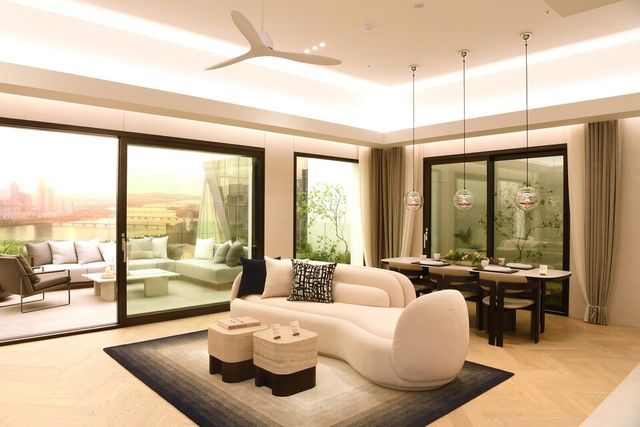 ©AP신문(AP뉴스)/이미지 제공 = 포스코이앤씨 ▲한강 조망 극대화에 더해진 명품 창호 ‘슈코(Schüco)’