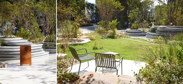 ©AP신문(AP뉴스)/이미지 제공 = 롯데건설 ▲그린바이그루브(GREEN X GROOVE) 정원 디자인