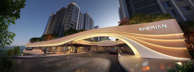 ©AP신문(AP뉴스)/이미지 제공 = 삼성물산 건설부문 ▲'목동 래미안 트라메종' 주진입부 문주