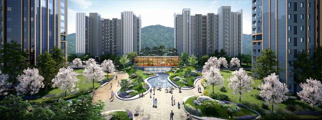 ©AP신문(AP뉴스)/이미지 제공 = 삼성물산 건설부문 ▲'목동 래미안 트라메종' 중앙광장 조감도