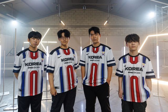 ©AP신문(AP뉴스)/이미지 제공 = 크래프톤 ▲'PNC 2025' 한국 대표팀. (왼쪽부터) '레이닝' 김종명, '살루트' 우제현, '서울' 조기열, '규민' 심규민 선수.