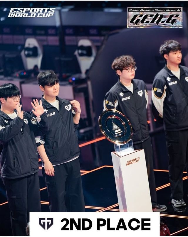 ©AP신문(AP뉴스)/이미지 제공 = 젠지 ▲젠지 펍지 팀. (왼쪽부터) '토시' 성윤모, '빈' 오원빈, '오르카' 이장원, '플레임' 문지훈 선수.&nbsp;