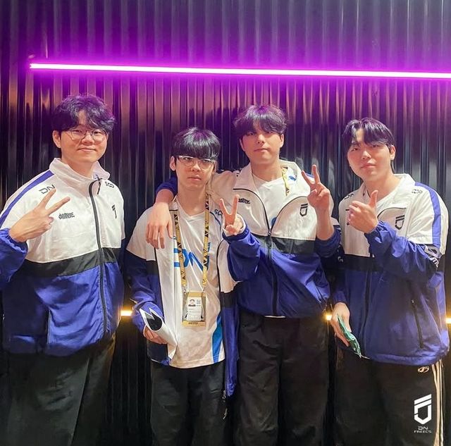 ©AP신문(AP뉴스)/이미지 제공 = DN 프릭스 ▲DN 프릭스 펍지 팀. (왼쪽부터) '살루트' 우제현, '규민' 심규민, '디엘' 김진현, '헤븐' 김태성 선수.&nbsp;