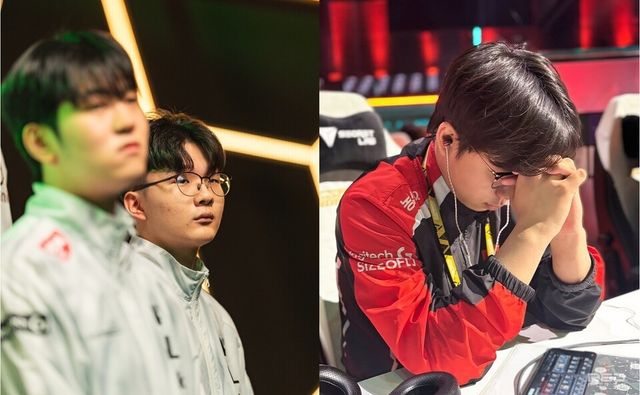 ©AP신문(AP뉴스)/이미지 제공 = DRX, 농심 레드포스 ▲(왼쪽부터) DRX 씨재, 현빈 선수. 농심 레드포스 독시 선수.