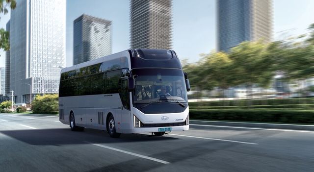 ©AP신문(AP뉴스)/이미지 제공 = 현대자동차 ▲유니버스 수소전기버스 상품성 개선 모델