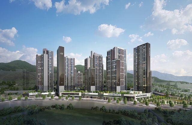 ©AP신문(AP뉴스)/이미지 제공 = 현대건설 ▲'힐스테이트 사직아시아드' 투시도