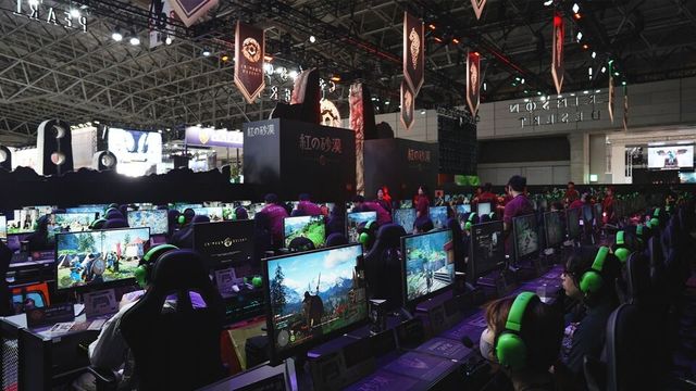 ⓒAP신문(AP뉴스)/이미지 제공 = 펄어비스 ▲도쿄게임 ’붉은사막‘ 시연 현장