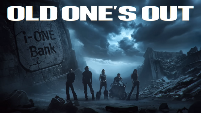 [AP신문 광고평론 No.1457] ​​​​​​​'OLD ONE'S OUT'이란 문구와 함께 올데이프로젝트 멤버들이 등장한다. 사진 IBK기업은행 유튜브 캡처ⓒAP신문(AP뉴스)