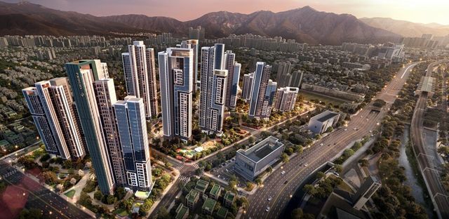 ©AP신문(AP뉴스)/이미지 제공 = 대우건설 ▲부산 사직4구역 재개발 ‘푸르지오 그라니엘’ 조감도.