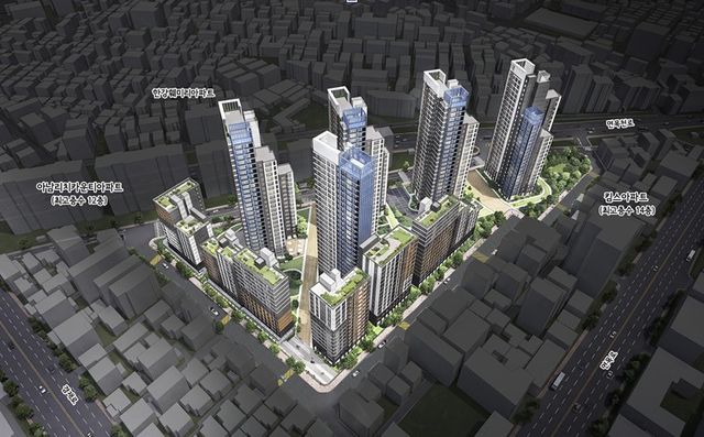 서울 중랑구 면목동 127-26번지 일대 모아타운 조감도. [사진 = 서울시청]​