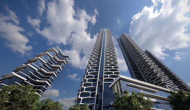 ©AP신문(AP뉴스)/이미지 제공 = 대우건설 ▲대우건설이 성수4지구에 제안한 ‘THE SEONGSU 520’ 입면