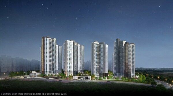 사진 = 두산위브더제니스 센트럴 천안 투시도 