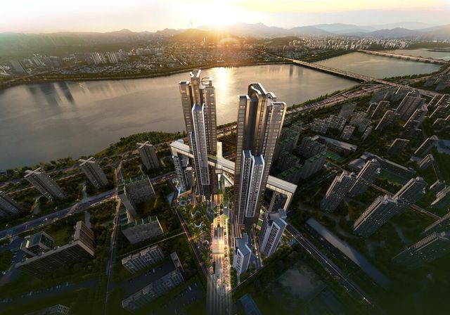 ©AP신문(AP뉴스)/이미지 제공 = 포스코이앤씨 ▲신반포 19·25차 통합재건축 포스코이앤씨 조감도