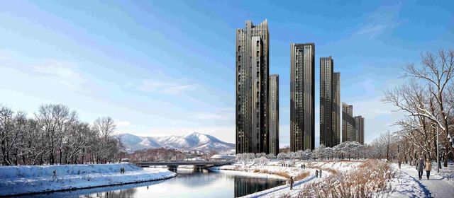 ©AP신문(AP뉴스)/이미지 제공 = 삼성물산 건설부문 ▲'래미안 르네아르 대치' 투시도